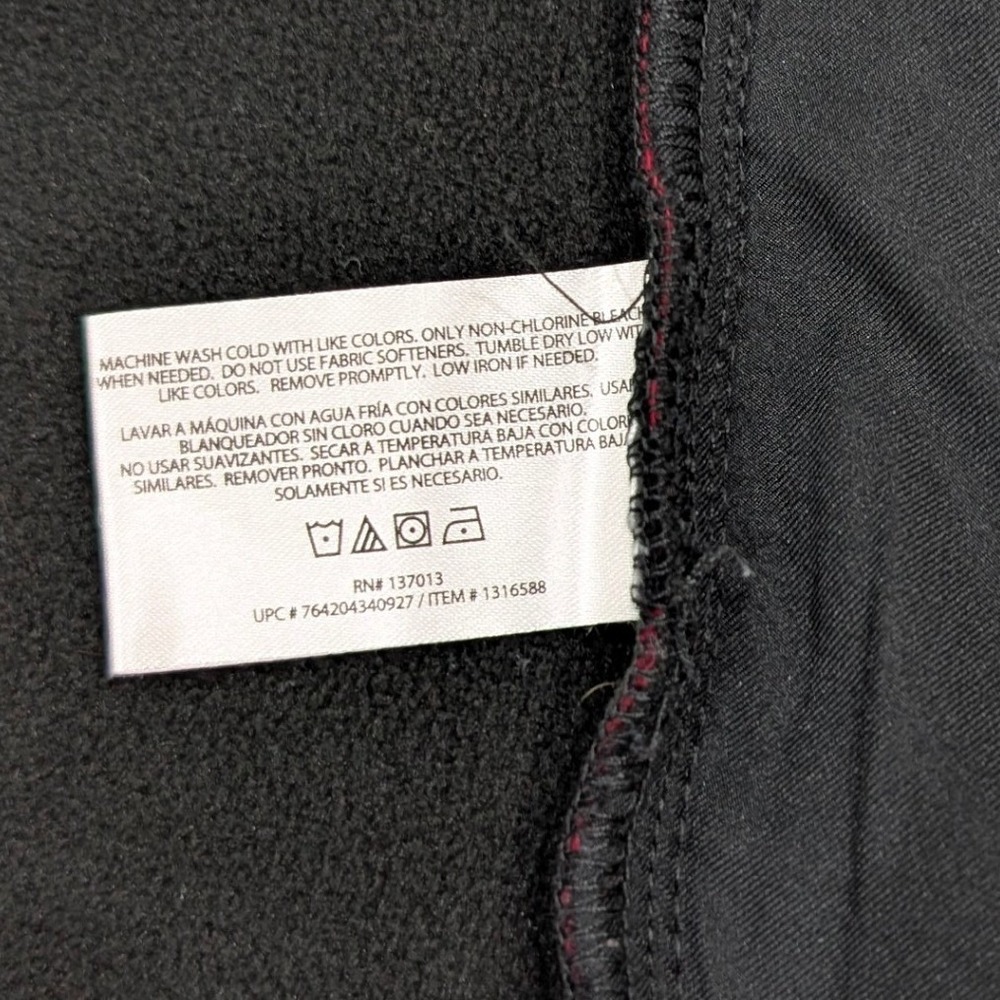 ORVIS Red Black Buffalo Plaid Fleece Lined Shacket Snap Button Gorpcore S‎ - Picture 11 of 12